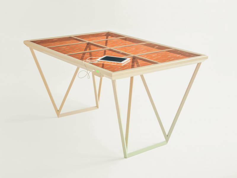 Illustration for article titled This Table Charges Your Devices By Mimicking Photosynthesis
